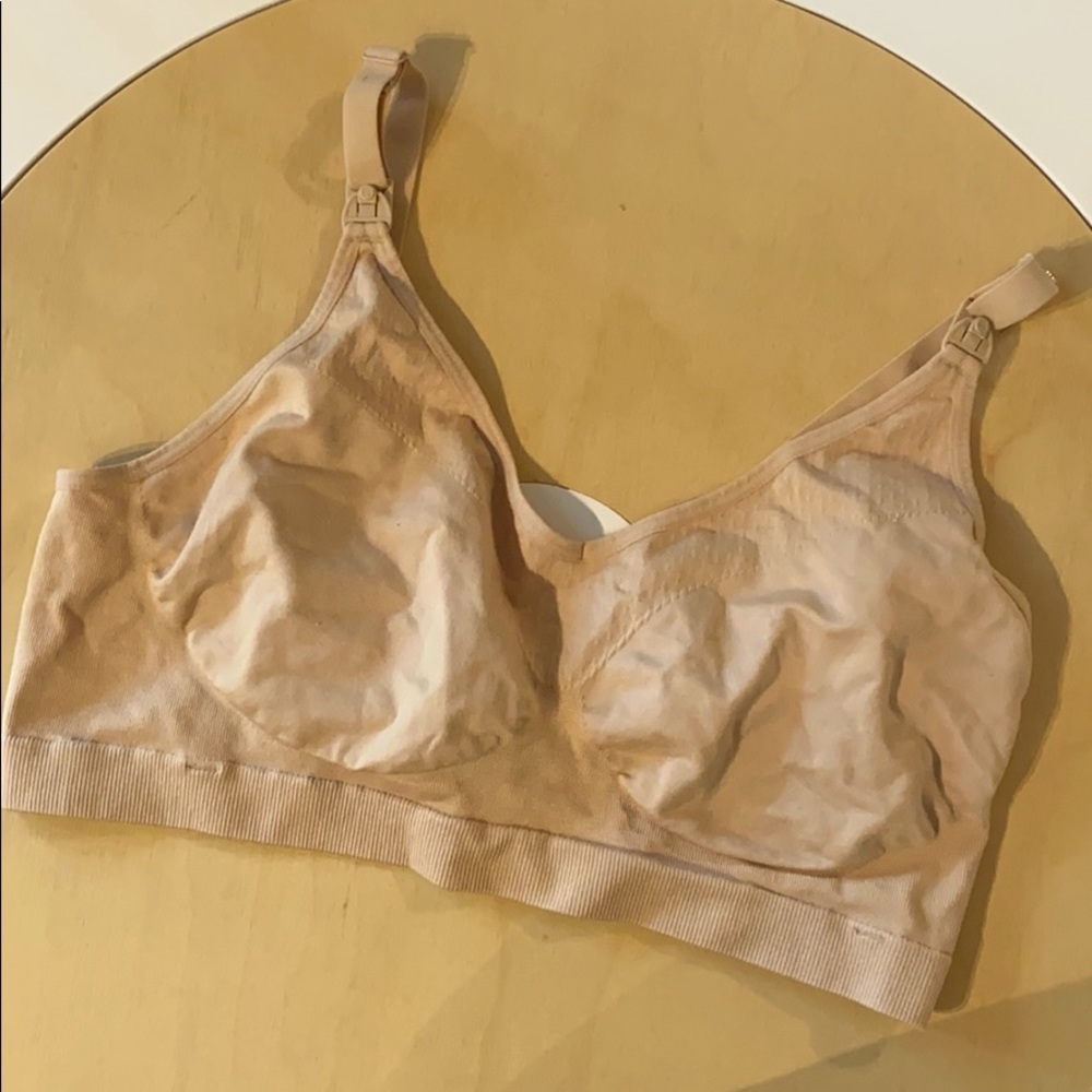 Basics nude pregnancy nursing snap bra